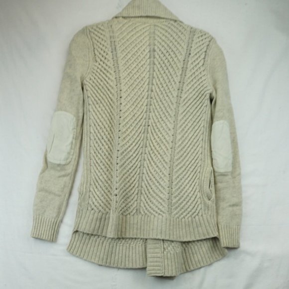 Vince wool yak cream knit sweater cardigan - Picture 5 of 5